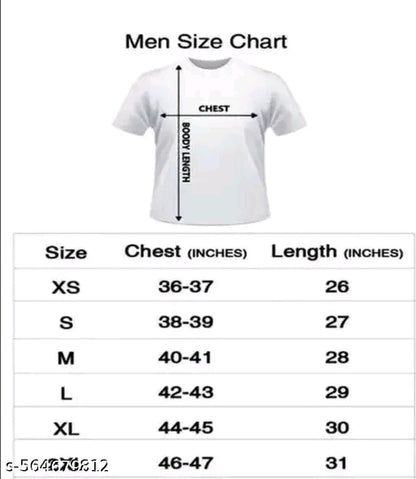 Men'S Printed Typography Round Neck OVERSIZED T-Shirt