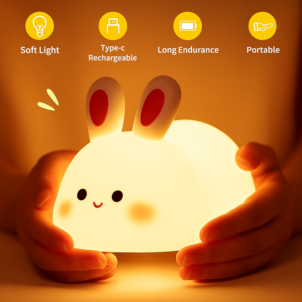 Rabbit Light - Cute Gifts for Boys Girls Kids (Rabbit)